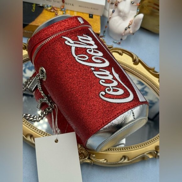 🆕 SKINNY DIP x COCA COLA 🧿 NWT Red Coca Cola Can Cross Body Bag - Picture 9 of 14